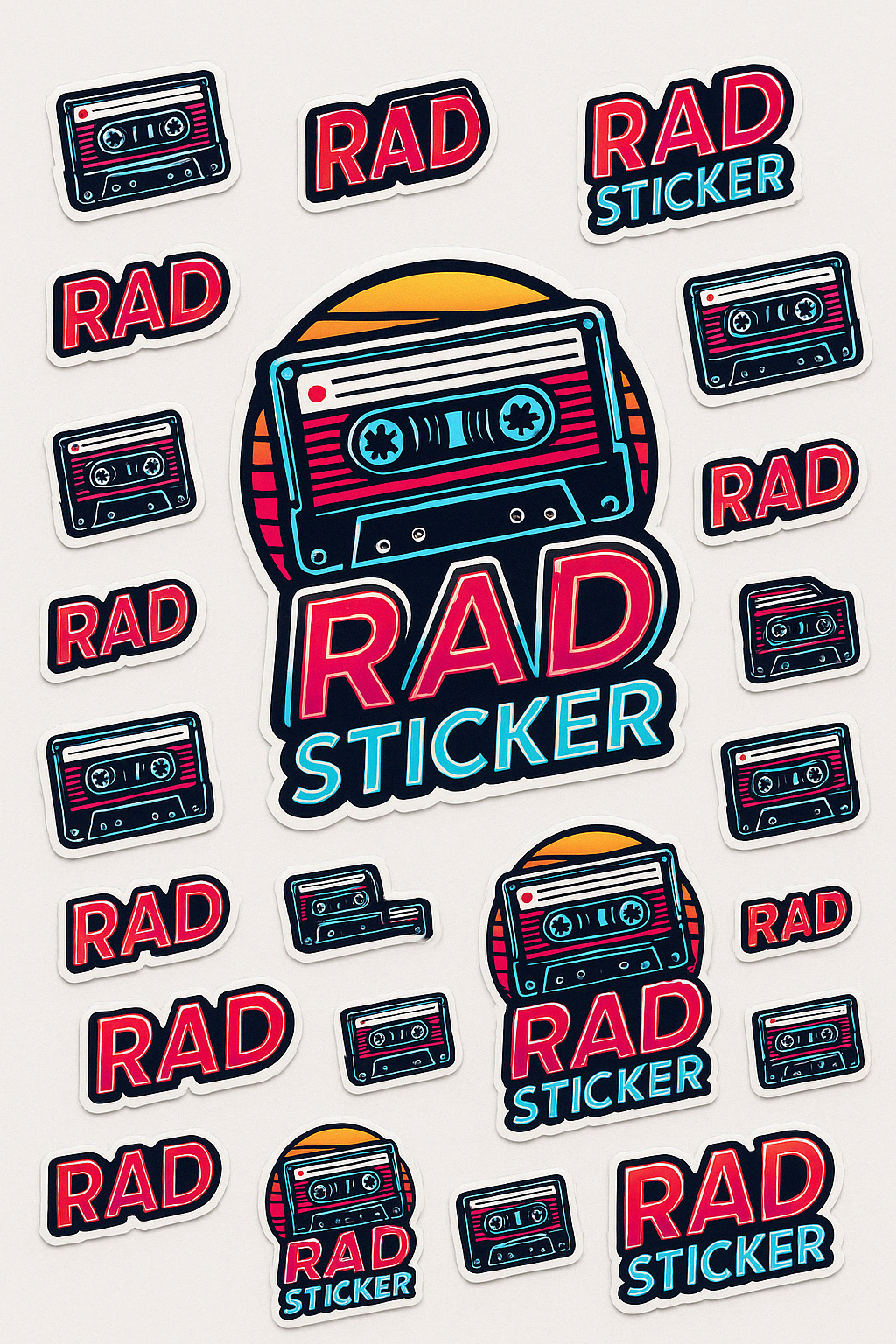 Custom Sticker Sheets – Rad Sticker